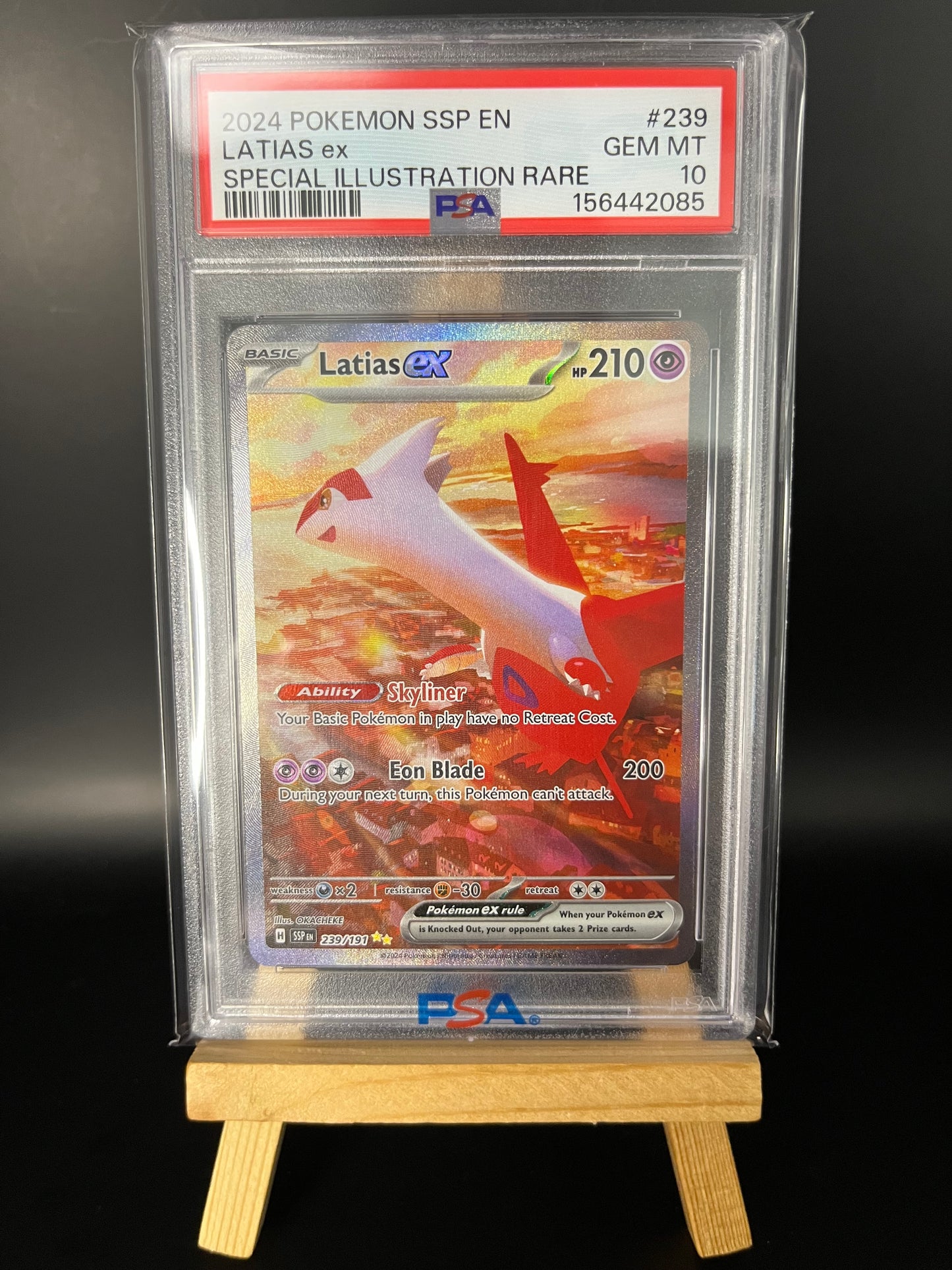 Pokémon Karte Latias ex (SSP 239) PSA 10 - Surging Sparks - English