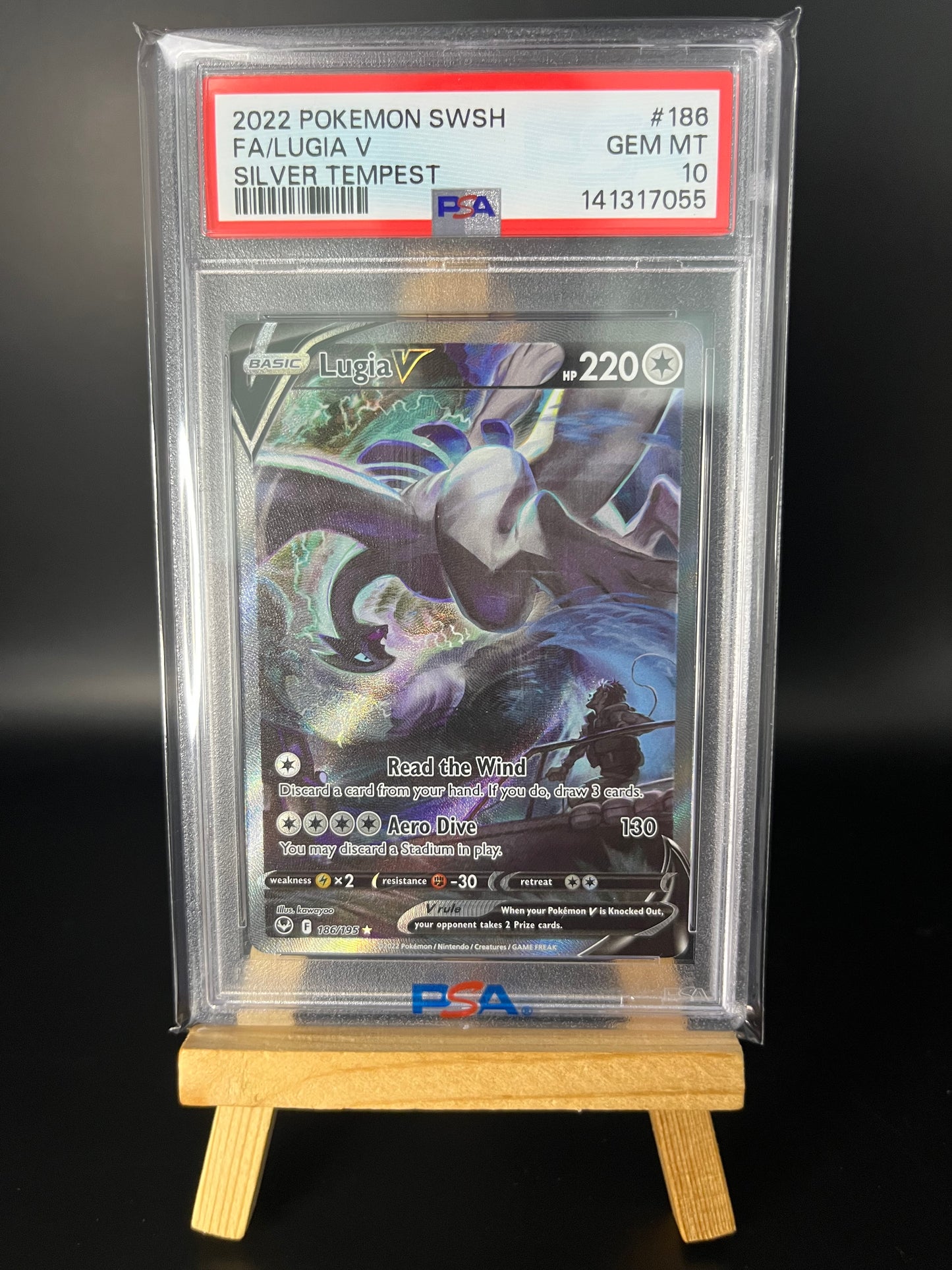 Pokémon Karte Lugia V (SIT 186) PSA 10 - Silver Tempest - English