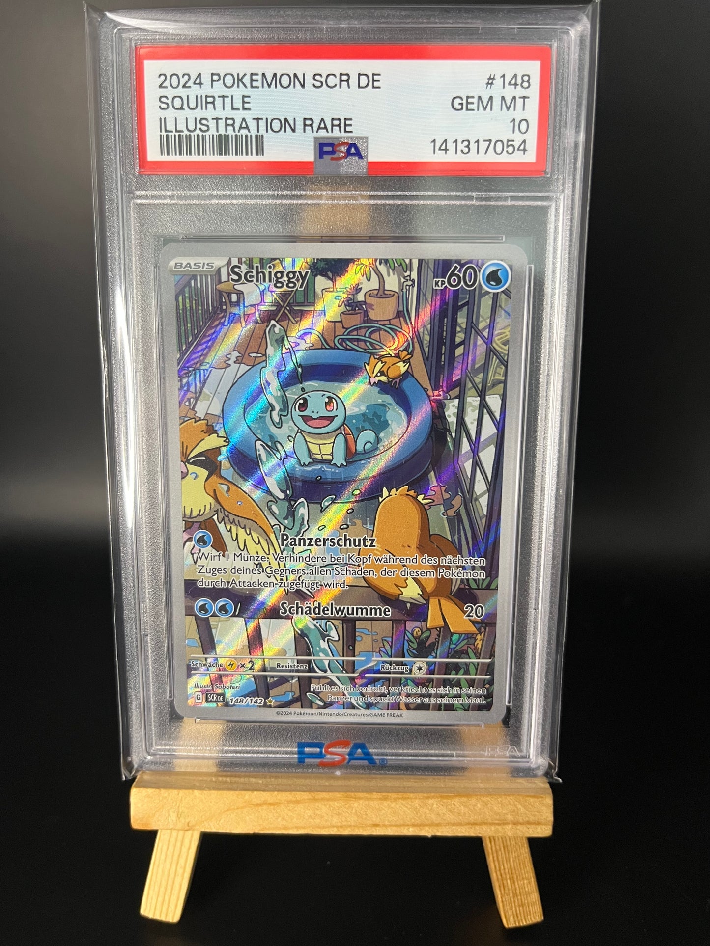 Pokemon Karte Schiggy (SCR 148) PSA 10 - Stellarkrone - Deutsch