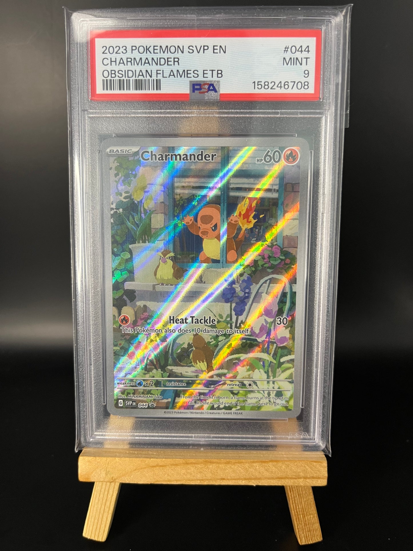 Pokémon Karte Charmander (SVP 044) PSA 9 - SV Black Star Promos - English