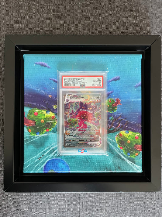 Pokemon Karte Gengar VMAX (FST 271) PSA 10 - Fusion Strike - English mit Rahmen