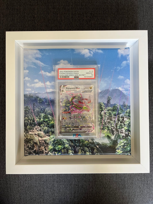 Pokemon Karte Rayquaza VMAX (EVS 218) PSA 10 - Evolving Skies - Deutsch