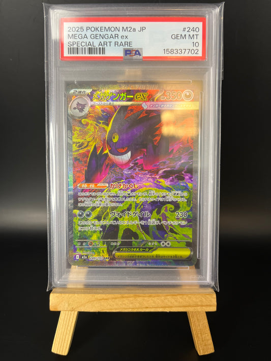 Pokémon Karte Gengar 240 PSA 10 - Mega Dream - Japanese