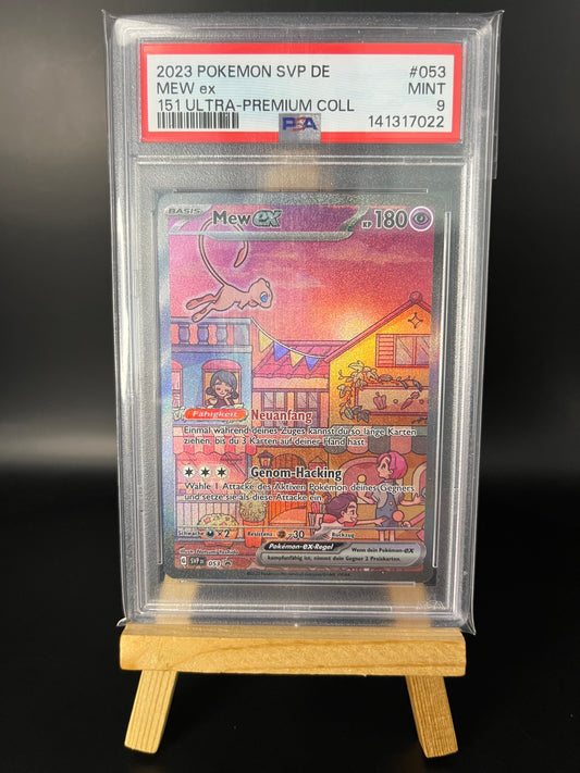 Pokémon Karte Mew ex (SVP 053) PSA 9 - SV Black Star Promos - Deutsch
