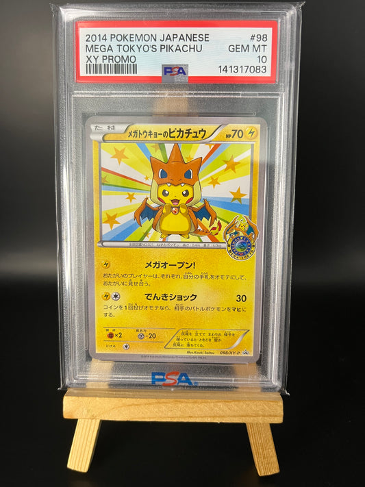 Pokémon Karte Mega Tokyo's Pikachu (XY-P 098) PSA 10 - XY Promos - Japanese