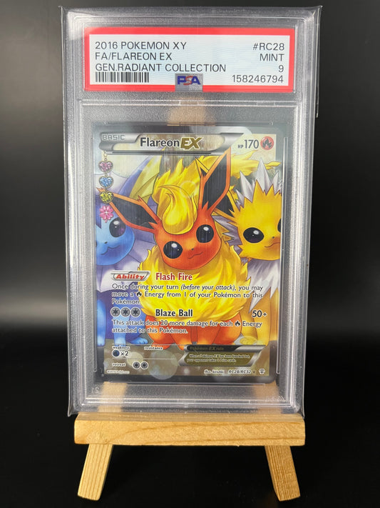 Pokémon Karte Flareon EX (GEN RC28) PSA 9 - Generations - English