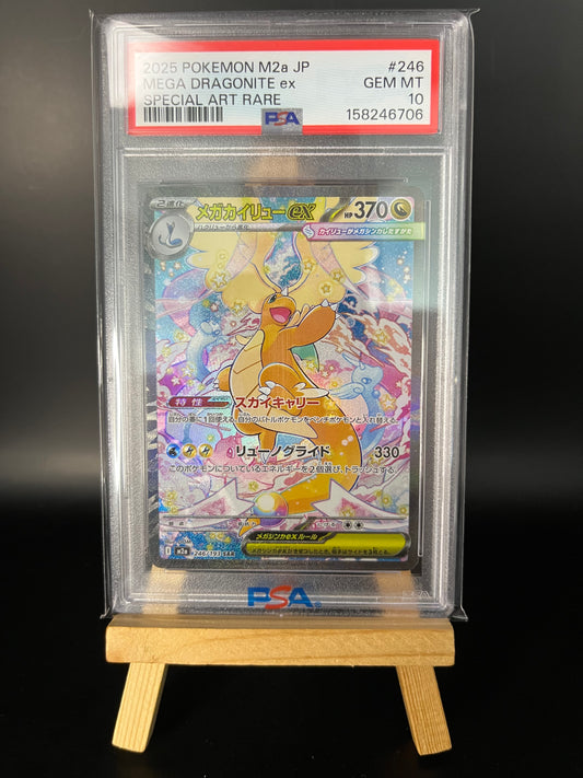 Pokémon Karte Mega Dragoran ex (m2a 246) PSA 10 - MEGA Dream ex - Japanese