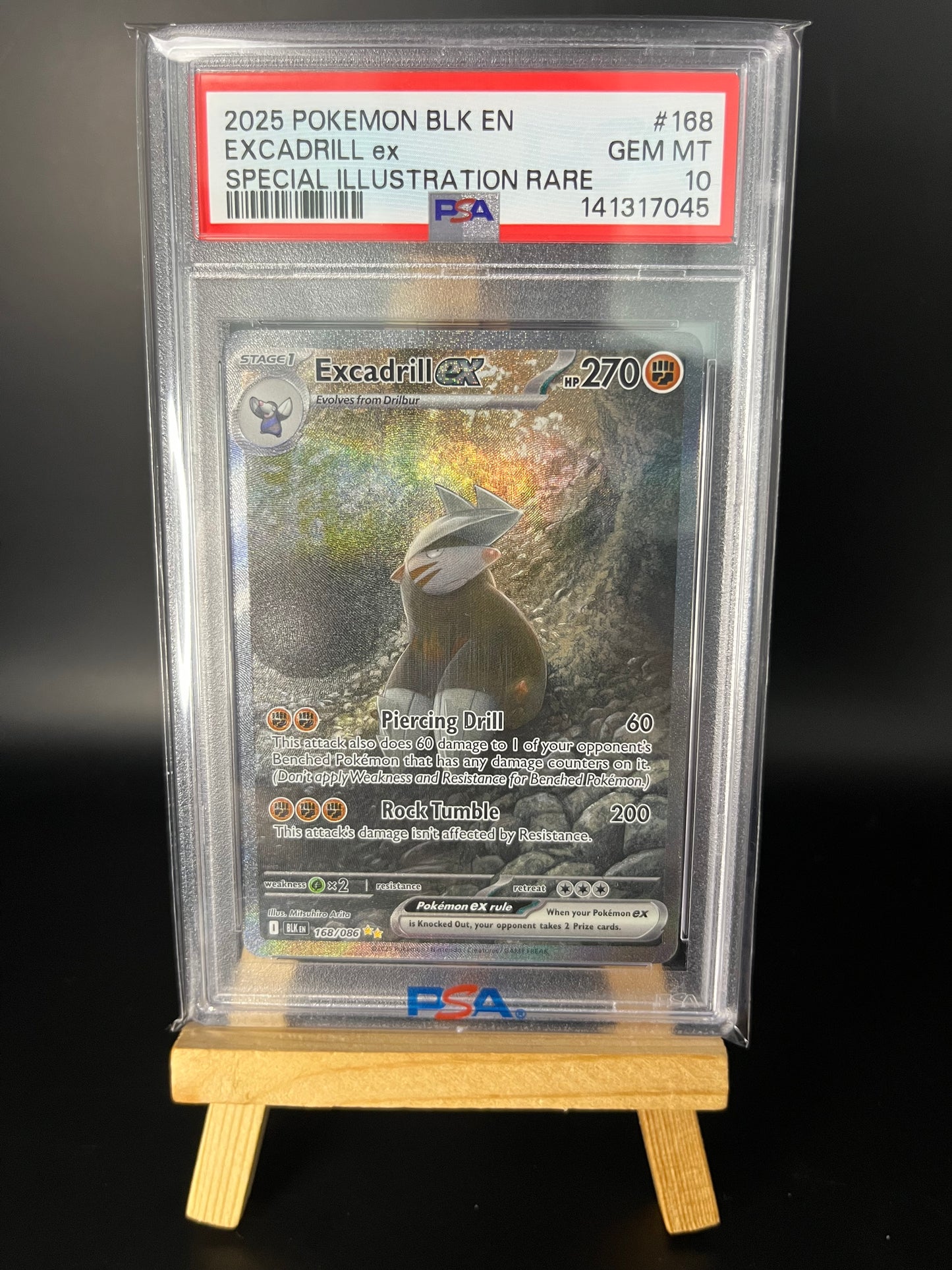 Pokémon Karte Excadrill ex (BLK 168) PSA 10 - Black Bolt - English