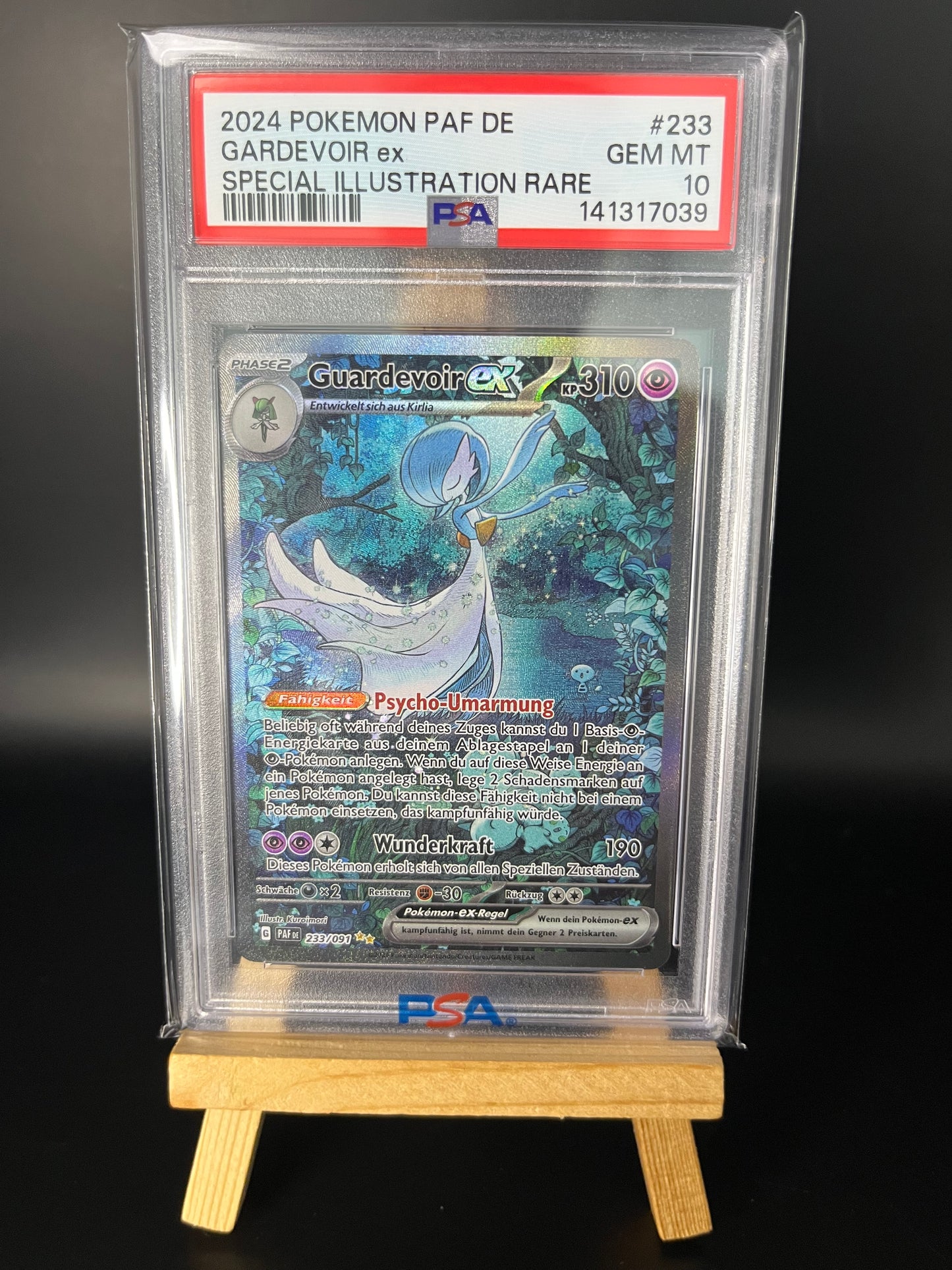 Pokemon Karte Guardevoir ex (PAF 233) PSA 10 - Paldeas Schicksale - Deutsch