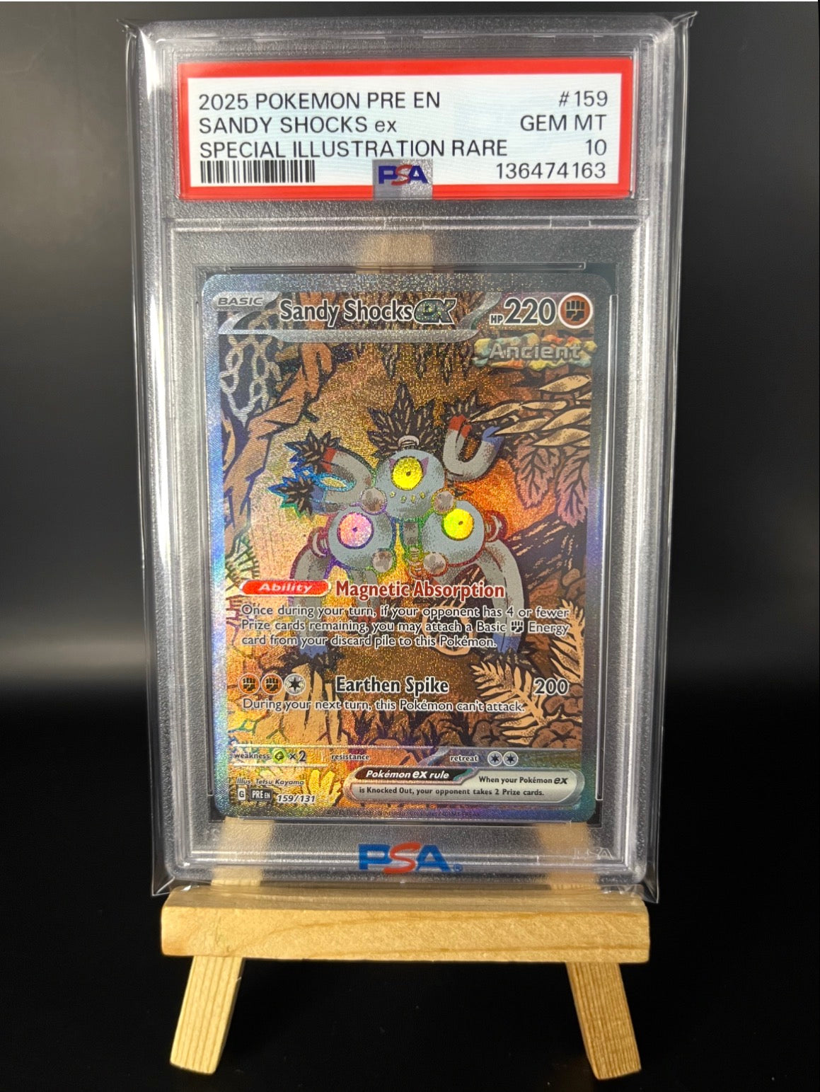 Pokemon Karte Sandy Shocks ex PSA 10 - prismatic evolutions - English