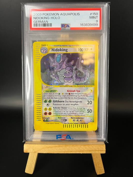 Pokémon Karte Nidoking (AQ 150) PSA 9 - Aquapolis - Deutsch