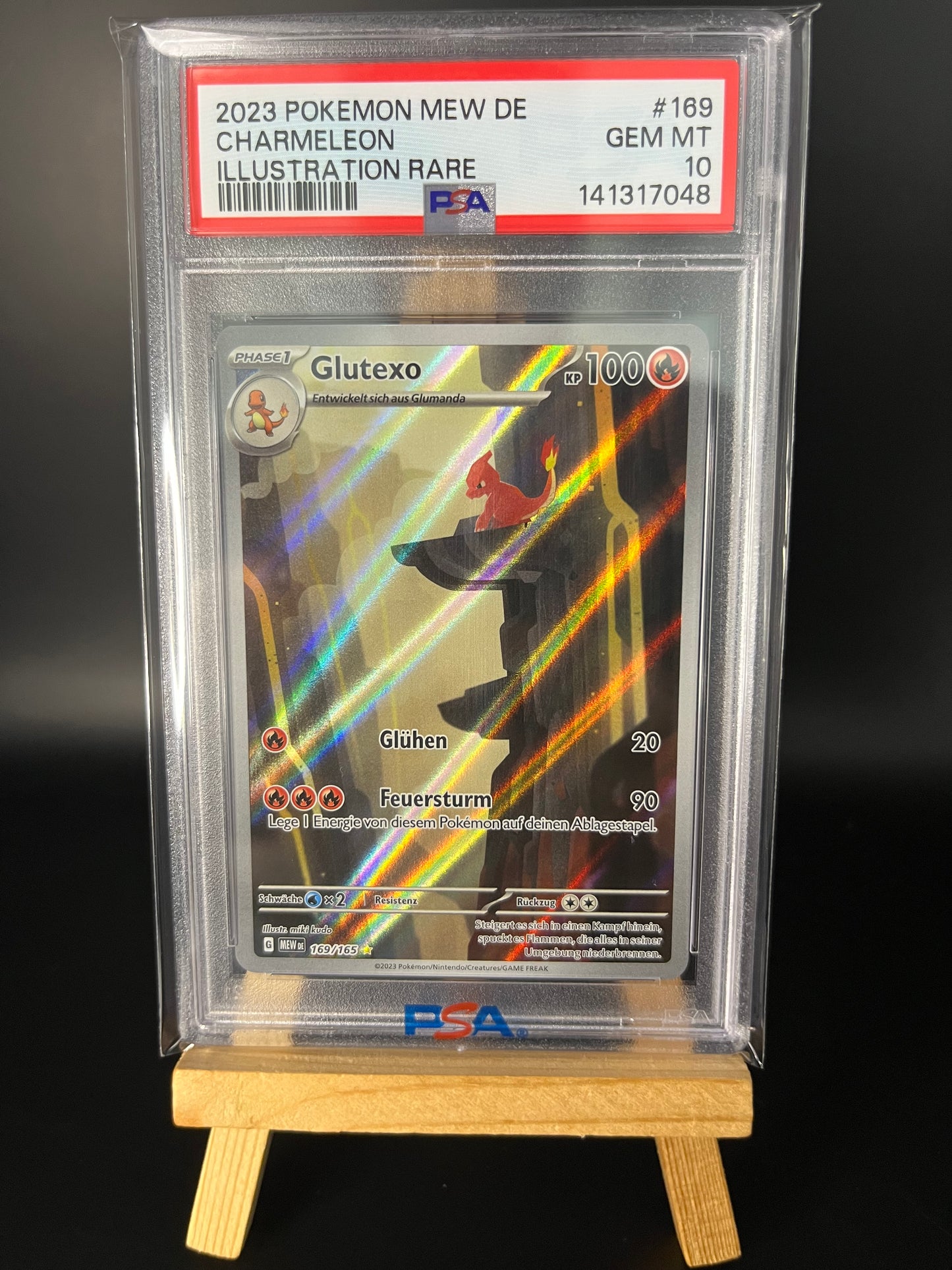 Pokemon Karte Glutexo (MEW 169) PSA 10 - 151 - Deutsch