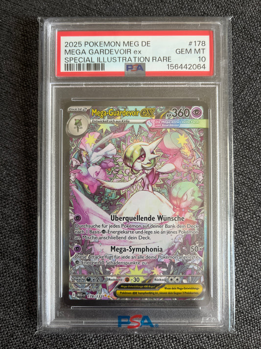Pokémon Karte Mega Guardevoir ex (MEG 178) PSA 10 - Mega-Entwicklung - Deutsch
