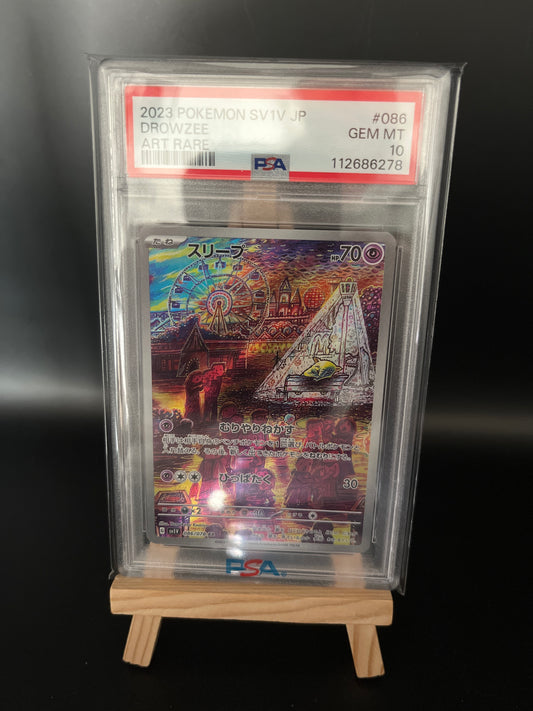 Pokemon Karte Traumato - Drowzee 086 (sv1V 086) PSA 10 - Violet ex - Japanese