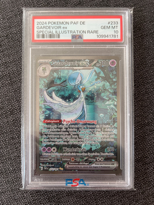 Pokemon Karte Guardevoir ex (PAF 233) PSA 10 - Paldeas Schicksale - Deutsch