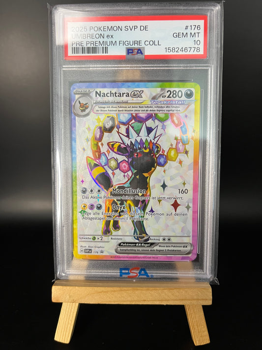 Pokémon Karte Nachtara ex (SVP 176) PSA 10 - SV Black Star Promos - Deutsch