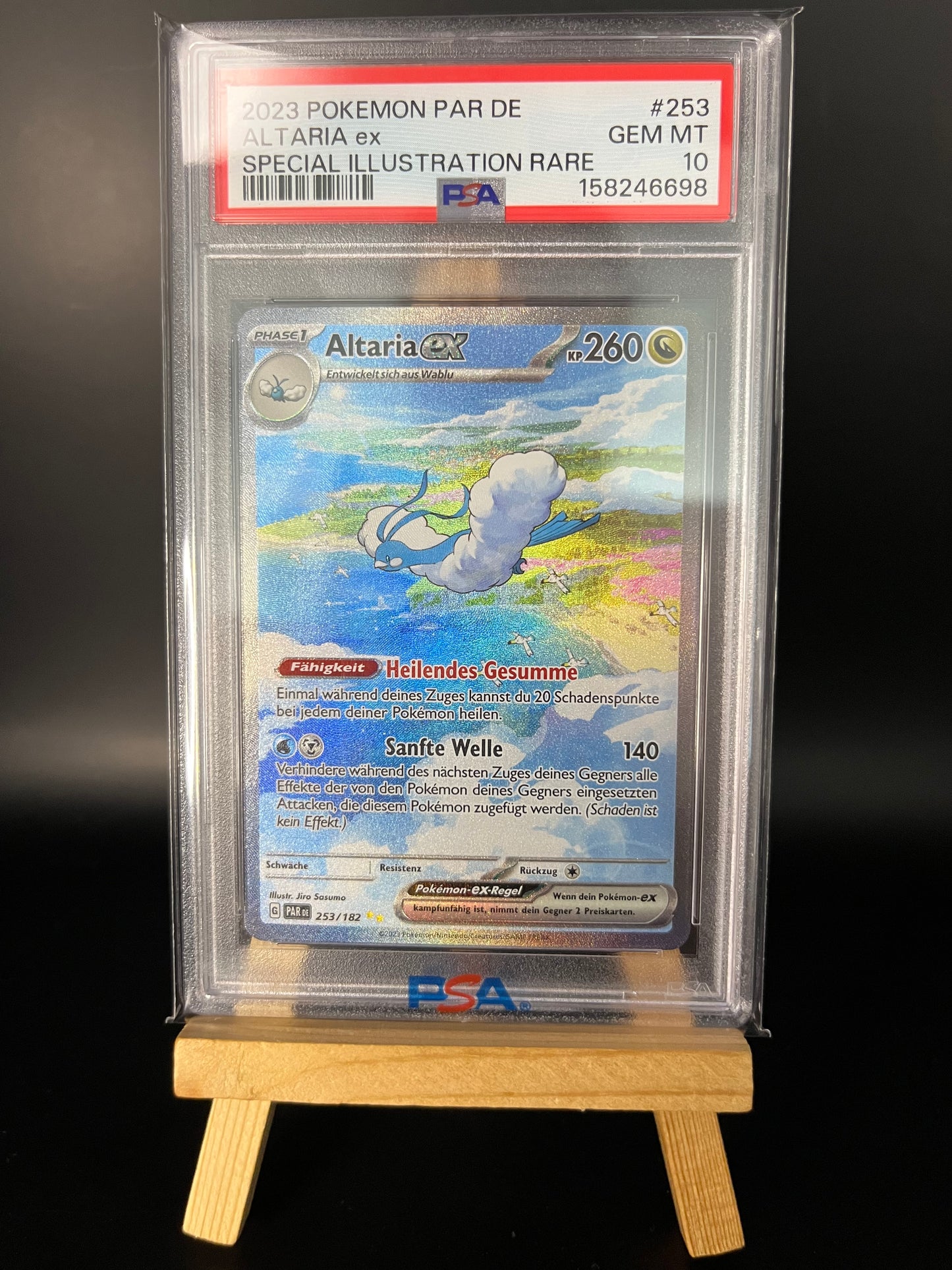 Pokemon Karte Altaria ex (PAR 253) PSA 10 - Paradoxrift - Deutsch