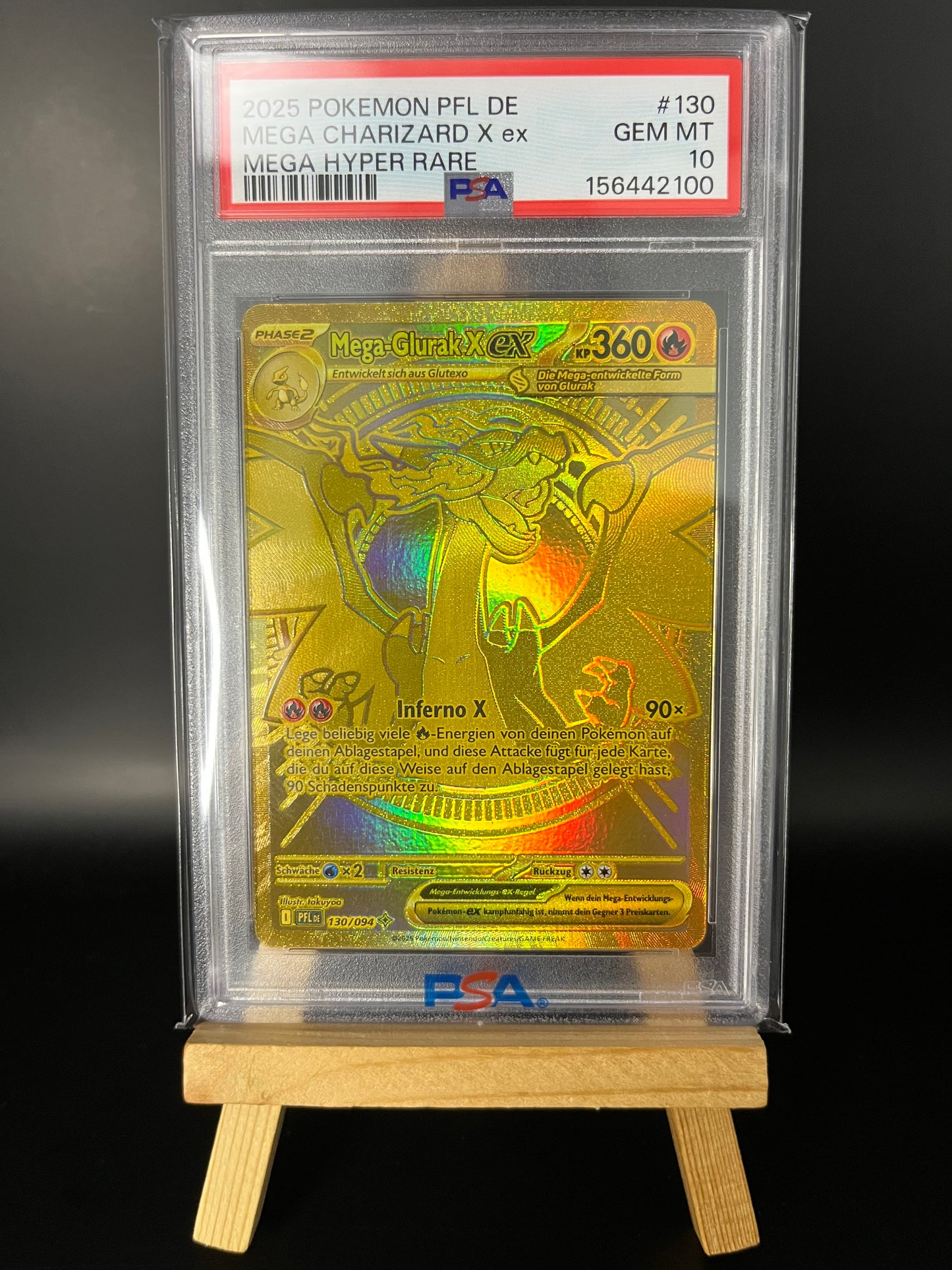 Pokémon Karte Mega Glurak X ex (PFL 130)
Fatale Flammen
