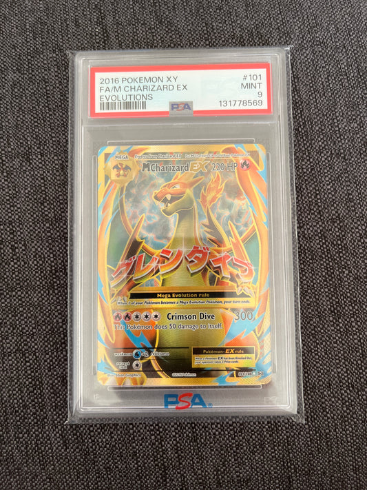 Pokémon Karte Glurak - Charizard 101 PSA 9 - XY - English