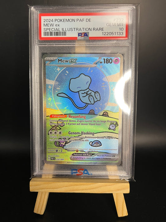 Pokemon Karte Mew ex (PAF 232) PSA 10 - Paldeas Schicksale - Deutsch