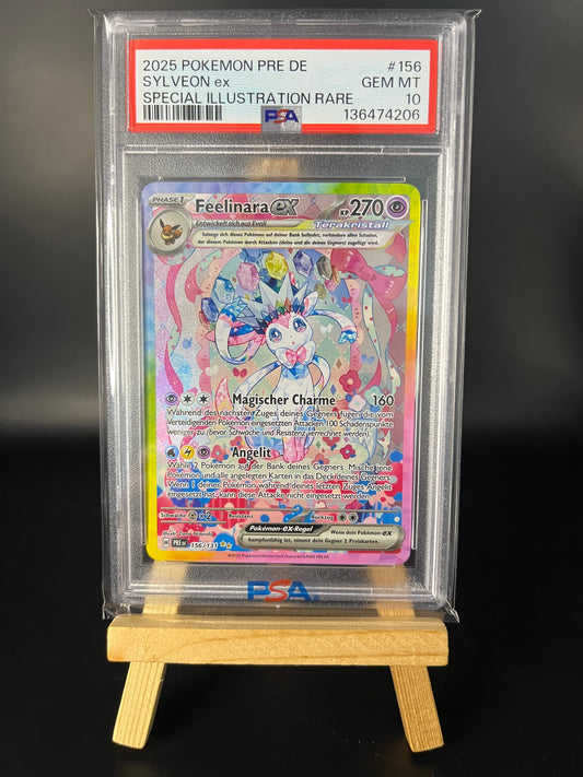 Pokemon Karte Feelinara ex (PRE 156) PSA 10 - Prismatische Enwicklung - Deutsch