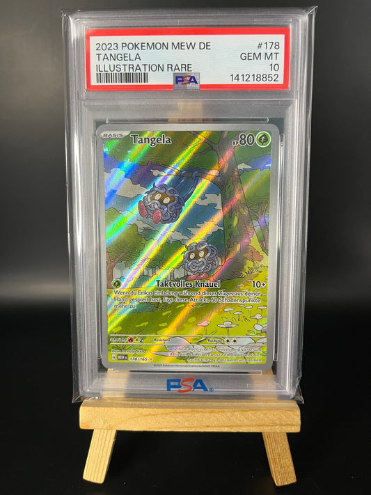 Pokemon Karte Tangela (MEW 178) PSA 10 - 151 - Deutsch
