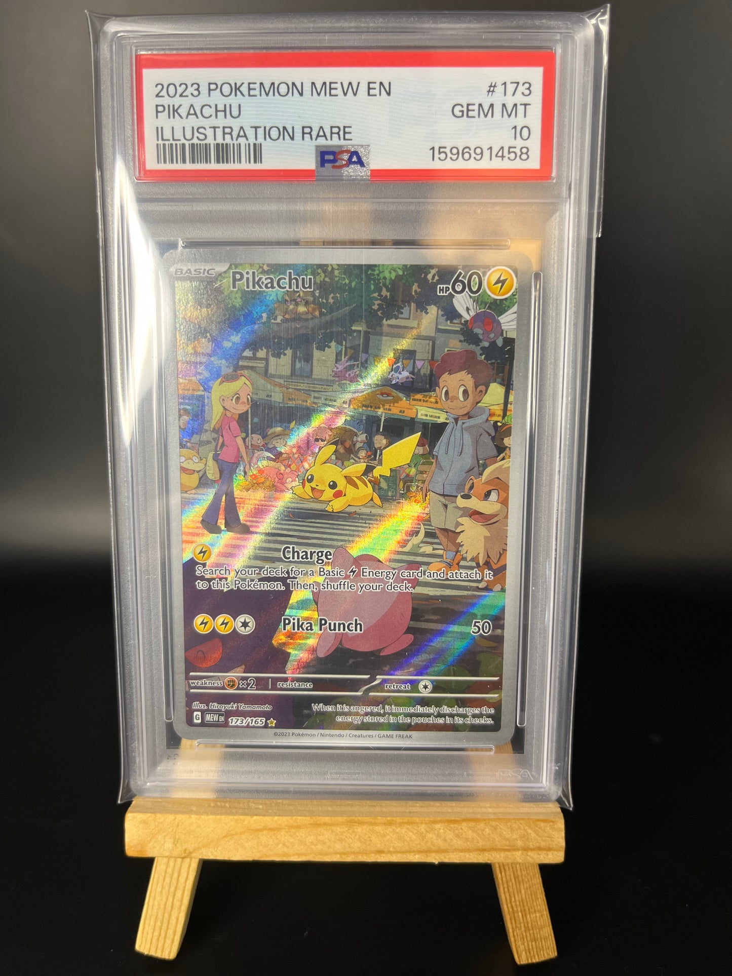 Pokemon Karte Pikachu (MEW 173) PSA 10 - 151 - English