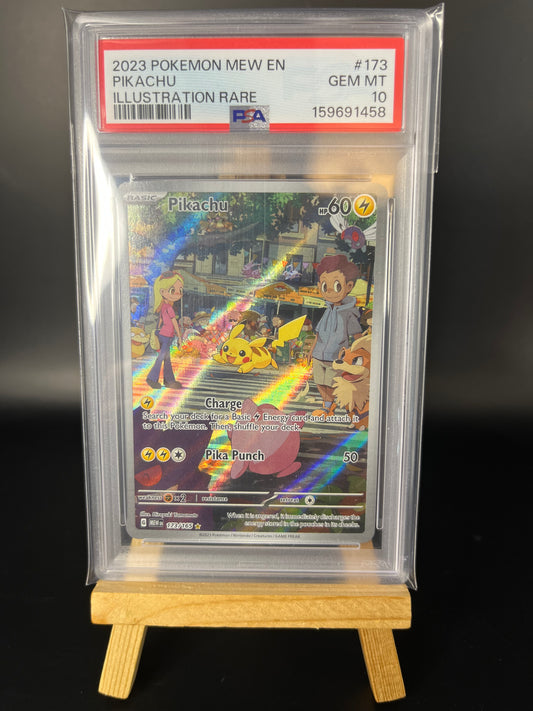 Pokemon Karte Pikachu (MEW 173) PSA 10 - 151 - English
