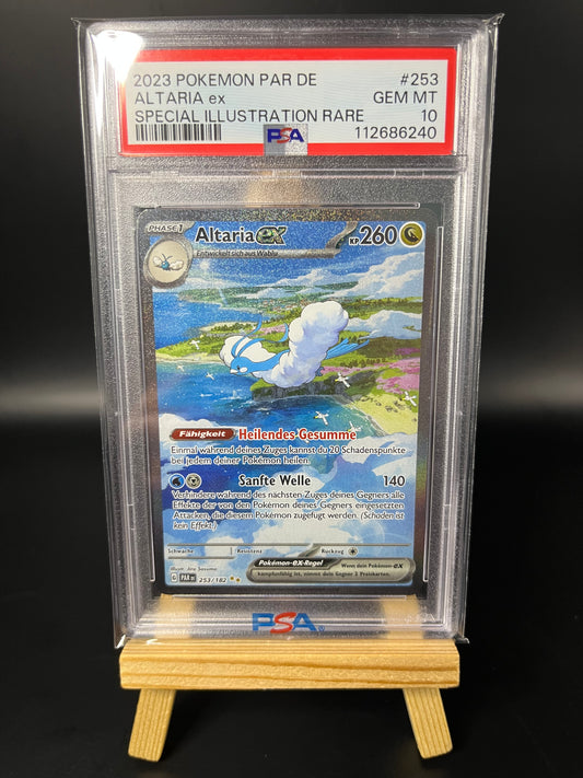 Pokemon Karte Altaria ex (PAR 253) PSA 10 - Paradoxrift - Deutsch