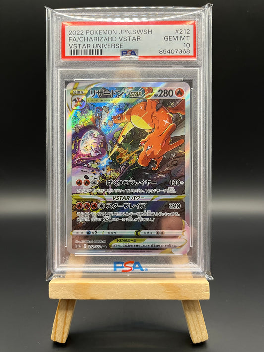 Pokemon Karte Glurak - Charizard VStar (s12a 212) PSA 10 - VSTAR Universe - Japanisch