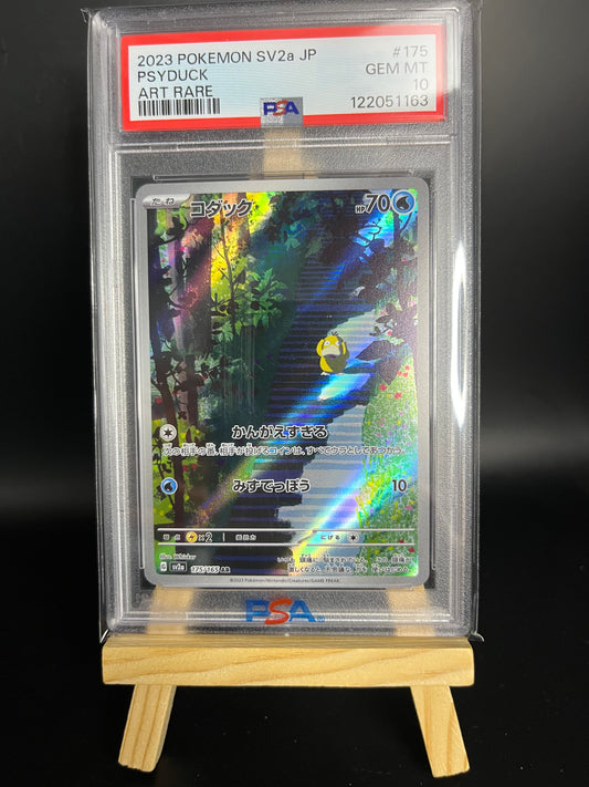 Pokemon Karte Enton - Psyduck (sv2a 175) PSA 10 - 151 - Japanese