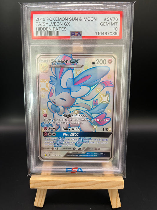 Pokemon Karte Feelinara - Sylveon GX (HIF SV76) PSA 10 - Hidden Fates - English