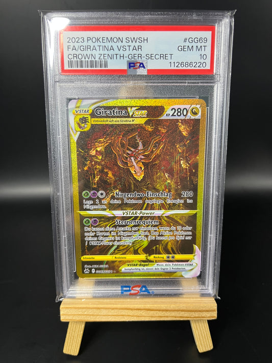 Pokemon Karte Giratina VSTAR (CRZ GG69) PSA 10 - Zenit der Könige - Deutsch