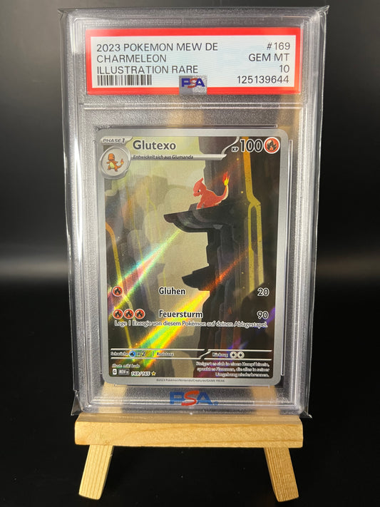 Pokemon Karte Glutexo (MEW 169) PSA 10 - 151 - Deutsch