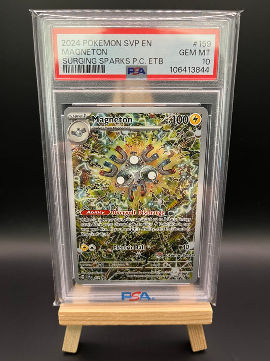 Pokemon Karte Magneton (SVP 159) PSA 10 - Pokemon Center Promo - Englisch