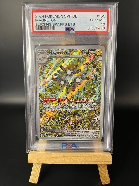 Pokemon Karte Magneton (SVP 159) PSA 10 - Promo - Deutsch