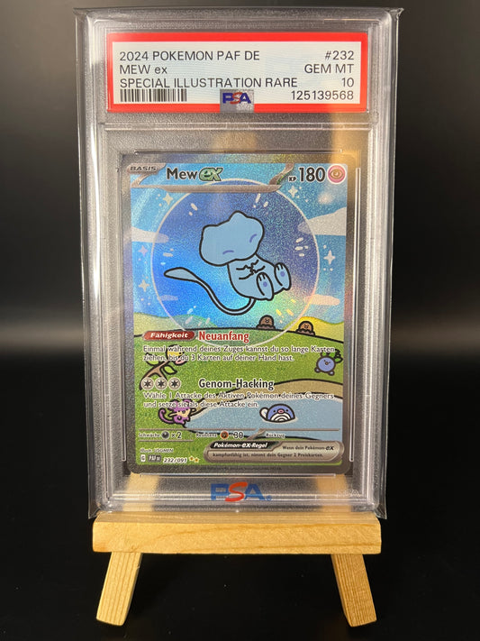 Pokemon Karte Mew ex (PAF 232) PSA 10 - Paldeas Schicksale - Deutsch