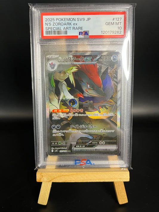 Pokemon Karte Ns Zoroark ex (sv9 127) PSA 10 - Battle Partners - Japanese