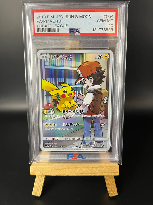 Pokemon Karte Pikachu (sm11b 054) PSA 10 - Dream League - Japanese