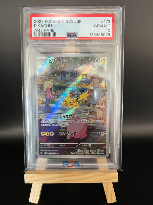 Pokemon Karte Pikachu (sv2a 173) PSA 10 - 151 - Japanese