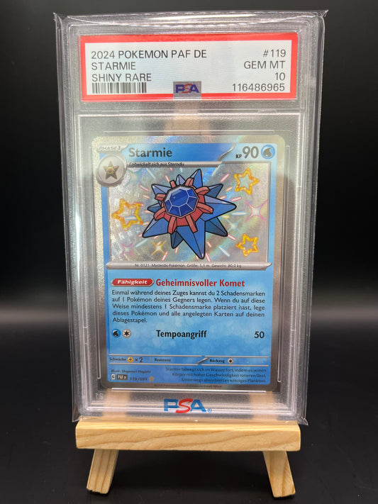 Pokemon Karte Starmie (PAF 119) PSA 10 - Pop 2! - Paldeas Schicksale - Deutsch