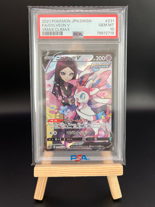Pokemon Karte Sylveon (S8b 231) PSA 10 - VMAX Climax - Japanese