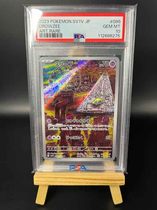 Pokemon Karte Traumato - Drowzee 086 (sv1V 086) PSA 10 - Violet ex - Japanese