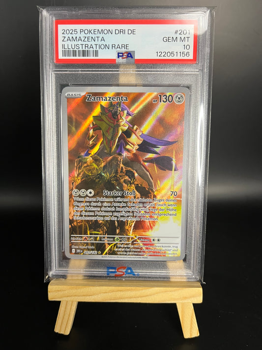 Pokemon Karte Zamazenta (DRI 201) PSA 10 - Ewige Rivalen - Deutsch