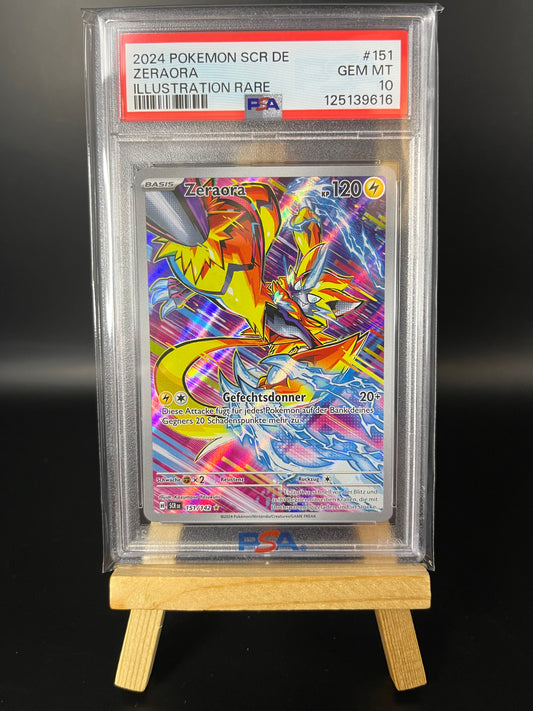 Pokemon Karte Zeraora (SCR 151) PSA 10 - Stellarkrone - Deutsch