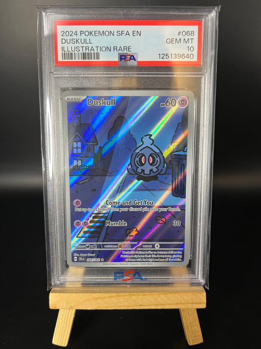 Pokemon Karte Zwirrlicht - Duskull (SFA 068) PSA 10 - Shrouded Fable - English