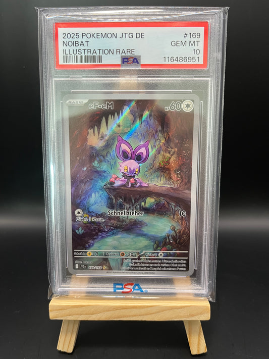 Pokemon Karte eF-eM (JTG 169) PSA 10 - Reisegefährten - Deutsch